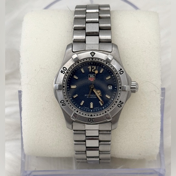 TAG HEUER Professional 2000 Quartz 29mm Blue Dial Ladies Watch - Picture 1 of 10